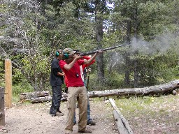 Shooting Black Powder at Black Mountain